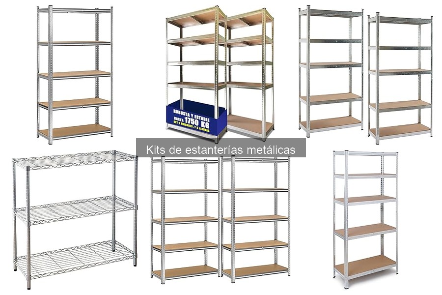 Tipos de Kits de Estanterías Metálicas para Almacenaje