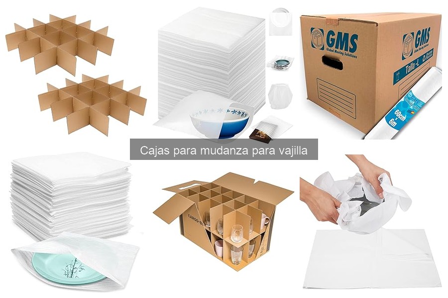 Tipos de materiales de cajas para vajilla: guía completa