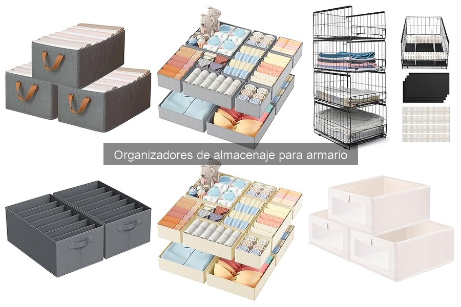 Tipos de organizadores de almacenaje para armario: guía práctica