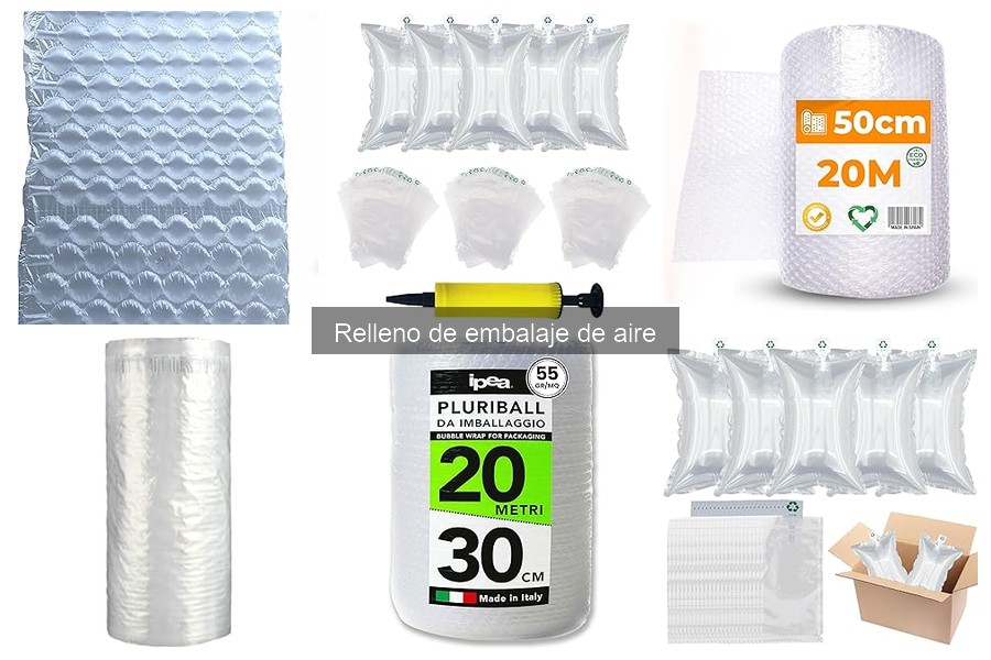 Tipos de Relleno de Embalaje de Aire: Guía Práctica