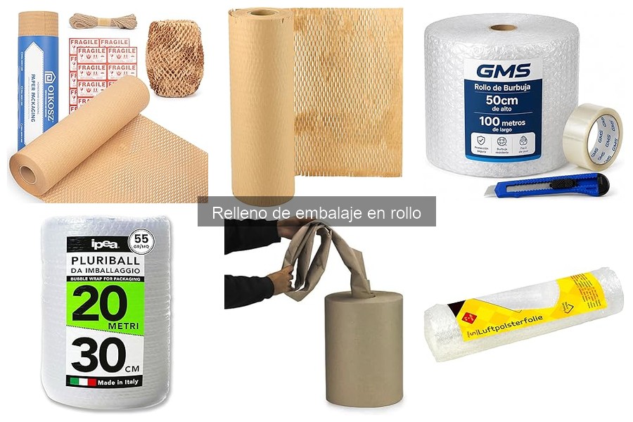 Tipos de Relleno de Embalaje en Rollo para Mudanzas