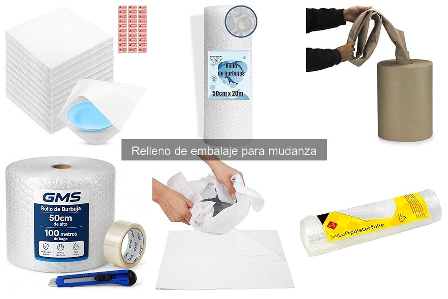 Tipos de Relleno de Embalaje para Mudanza: Guía Completa