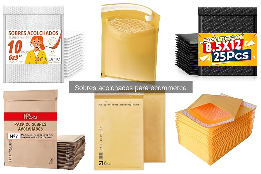 Tipos de sobres acolchados para ecommerce: guía completa