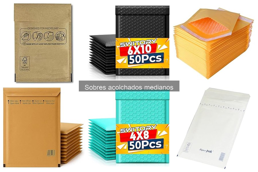 Uso Correcto de Sobres Acolchados Medianos para Envíos