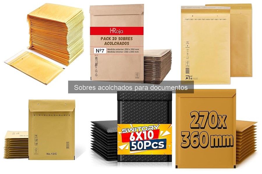Uso de sobres acolchados en mudanzas: ¡Protege tus documentos!