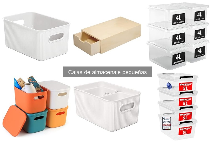 Usos creativos para cajas de almacenaje pequeñas