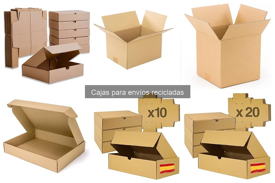 Usos recomendados de cajas para envíos recicladas