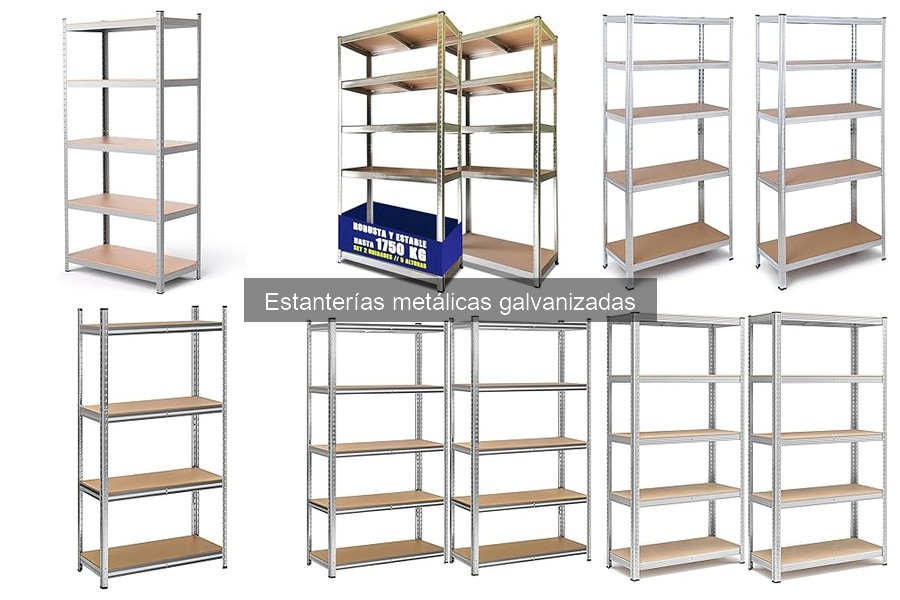 Usos recomendados de estanterías metálicas galvanizadas