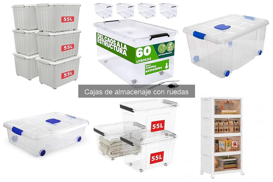 Ventajas de las cajas de almacenaje con ruedas para organizar