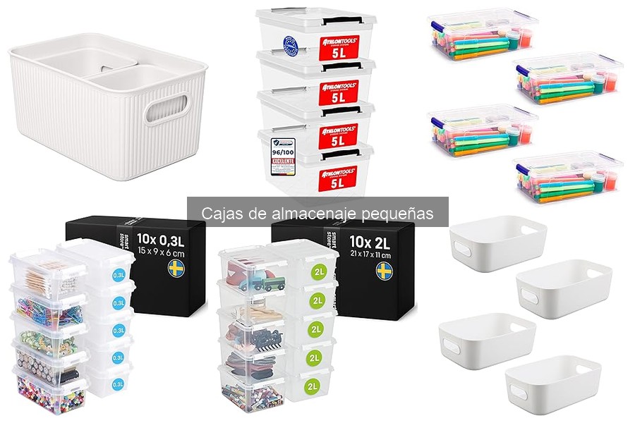 Ventajas de las cajas de almacenaje pequeñas para optimizar espacio