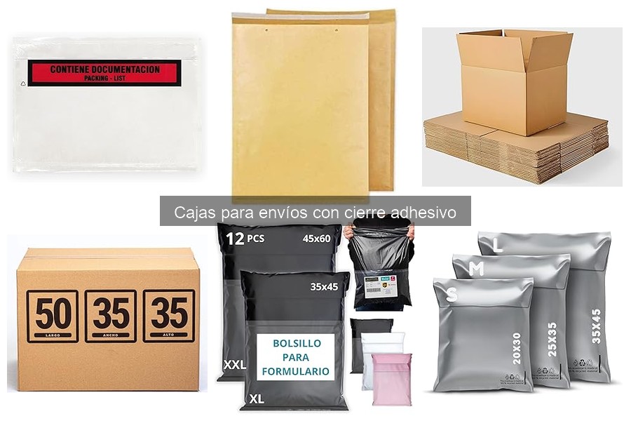 Ventajas de las cajas para envíos con cierre adhesivo