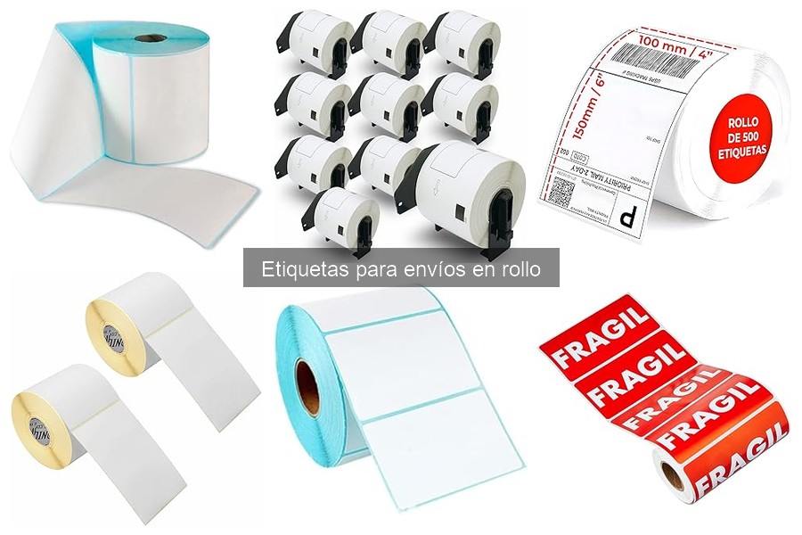 Ventajas de las etiquetas para envíos en rollo