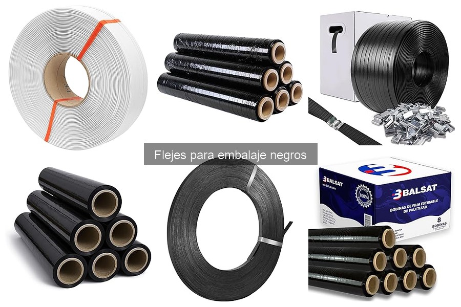 Ventajas de los flejes negros para embalaje frente a otros tipos