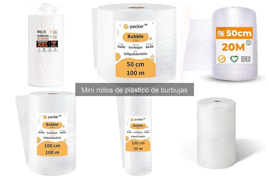 Ventajas de los mini rollos de plástico de burbujas