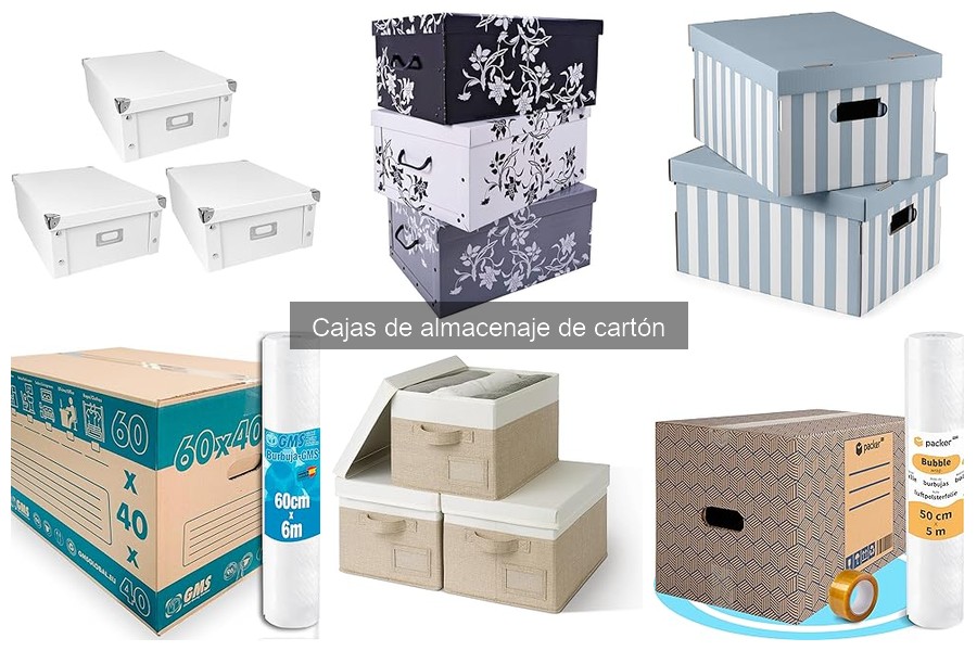 Ventajas de usar cajas de almacenaje de cartón para organizar
