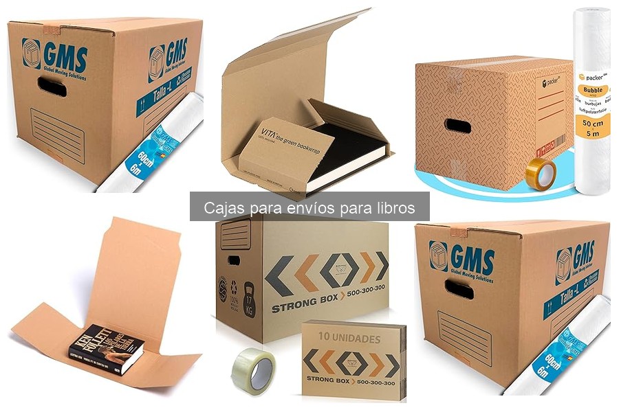 Ventajas de usar cajas para envíos de libros frente a normales