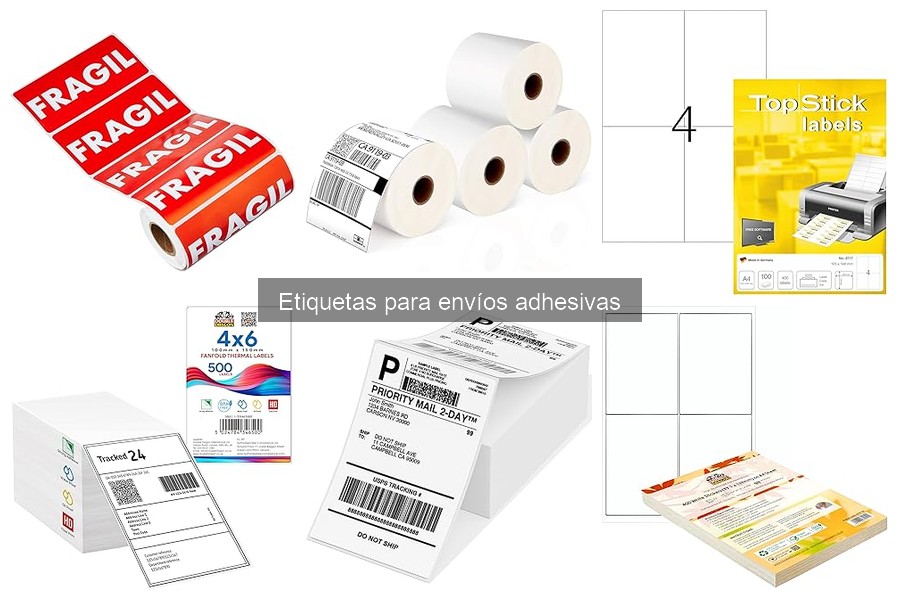 Ventajas de usar etiquetas adhesivas para envíos | Beneficios