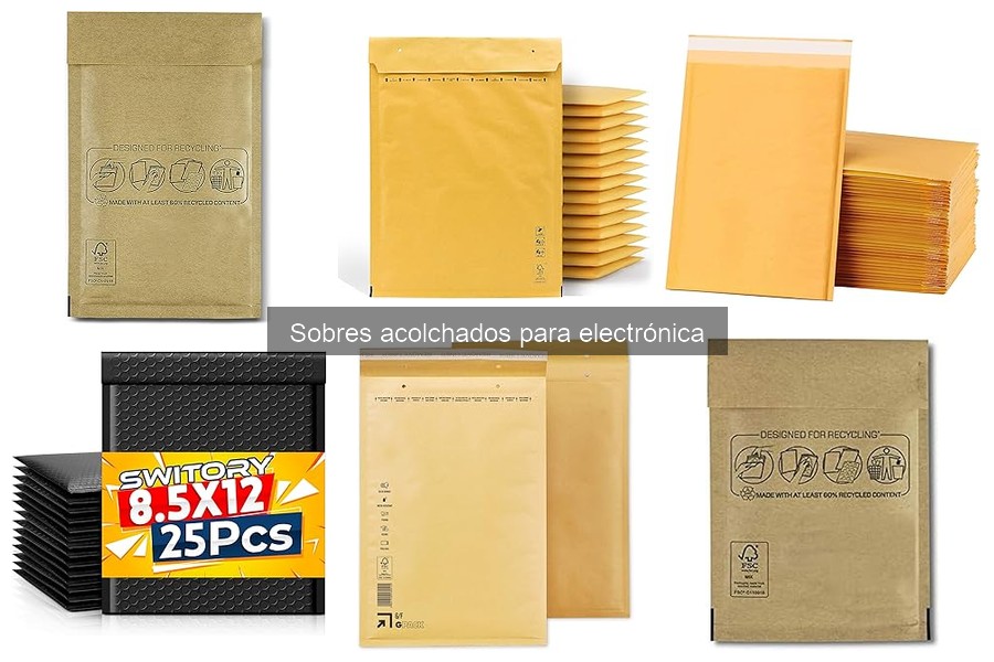 ** Ventajas de usar sobres acolchados para electrónica en envíos