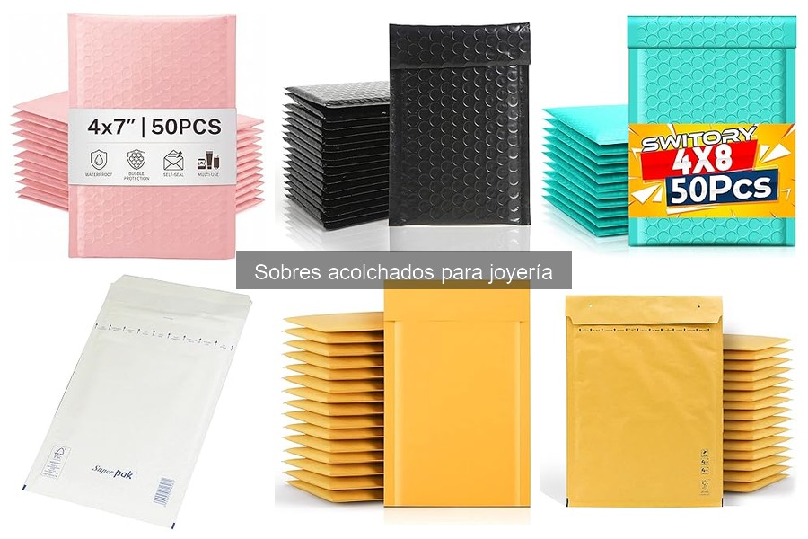 Ventajas de usar sobres acolchados para joyería