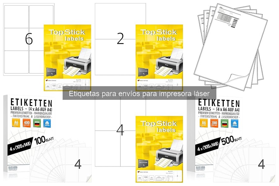 Ventajas de utilizar etiquetas para envíos impresas con láser