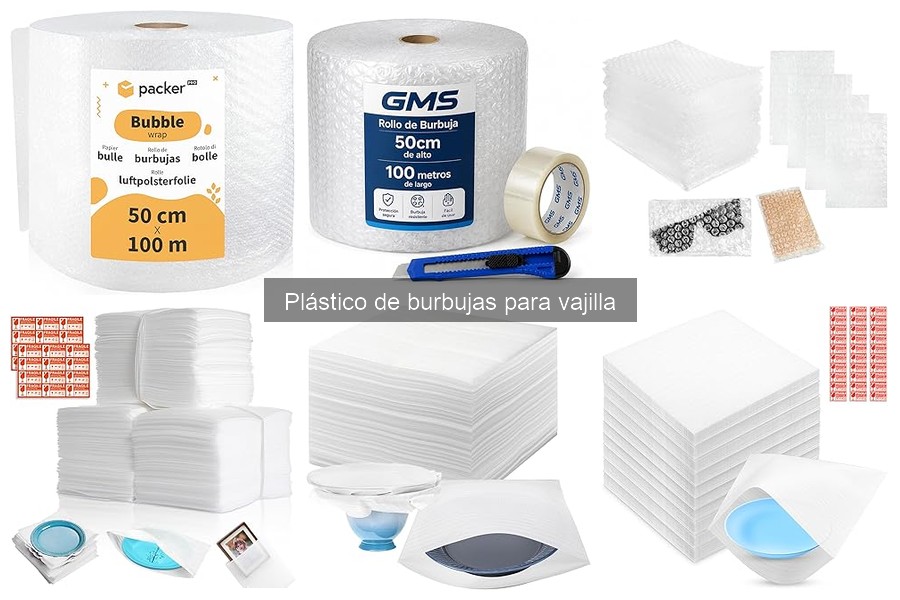 Ventajas del Plástico de Burbujas para Proteger Vajilla
