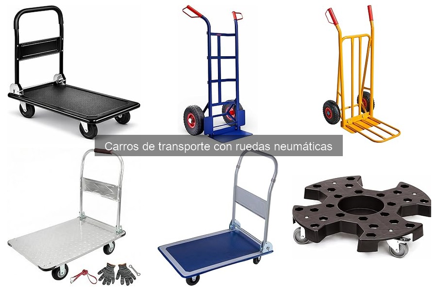 Ventajas y Desventajas de los Carros de Transporte Neumáticos