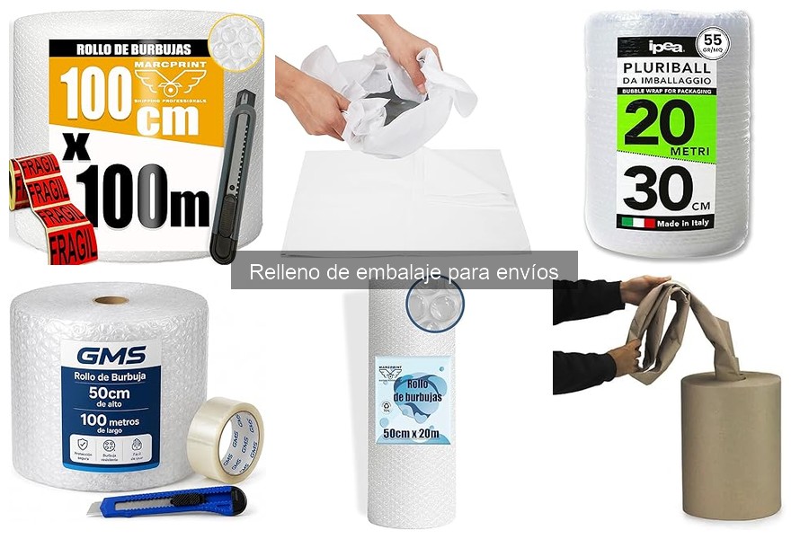 Ventajas y desventajas de los diferentes tipos de relleno de embalaje