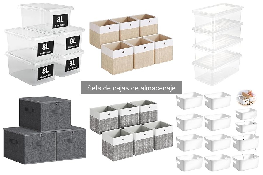 Ventajas y desventajas de los sets de cajas de almacenaje