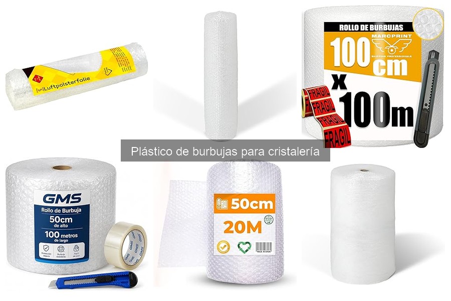 Ventajas y desventajas del plástico de burbujas para cristalería